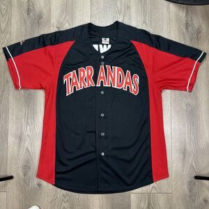 Mazatlan Tarrandas Mexican Baseball Jersey Guerrero Black & Red Men’s Size Large